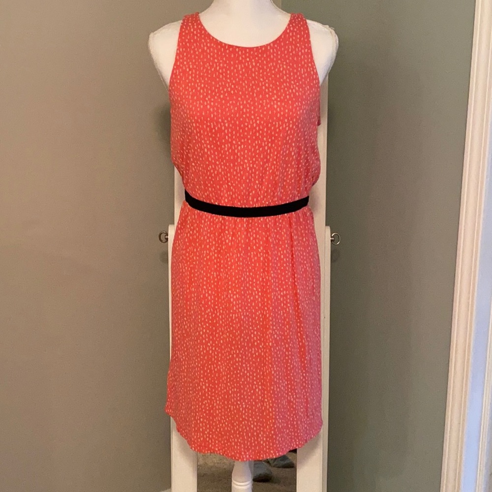 Loft dress size medium coral colored